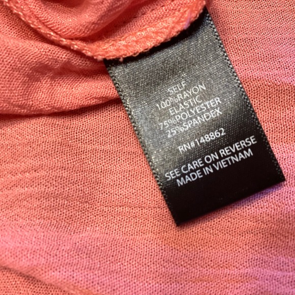 Torrid Pink Long Sleeve Smocked Babydoll Peplum Top Plus Size 3 3X Gauze New - Picture 10 of 11